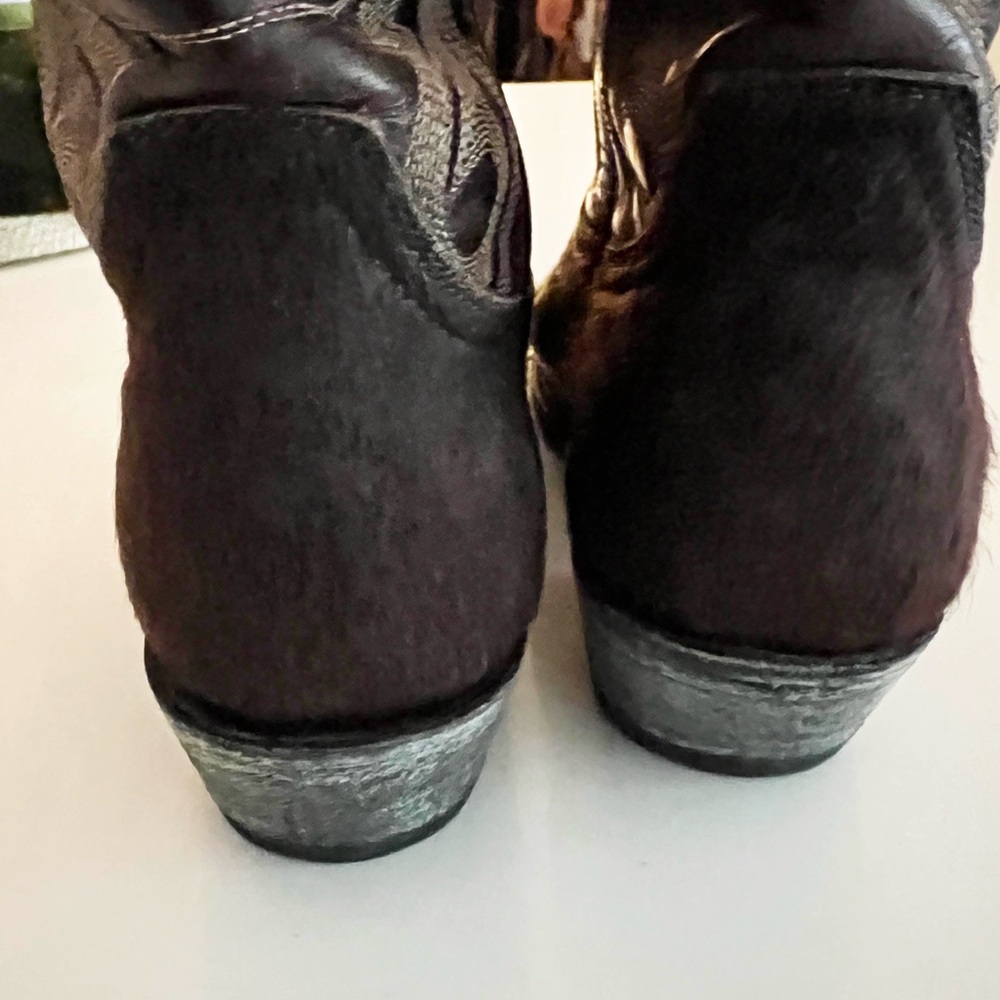 RARE Old Gringo Chocolate Brown Hair on Hide 6B Retail $895 - Picture 5 of 8